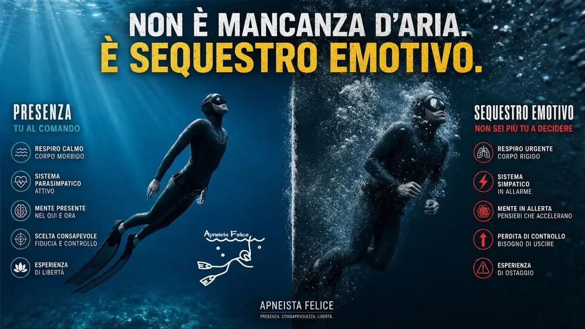 Il Sequestro Emotivo in Apnea: Quando Non Sei Più Tu a Decidere